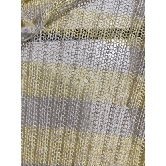 Free People Women's Stone/Beige/Yellow Cotton Cardigan Duster I Size: XS - Picture 8 of 9